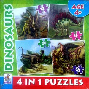 Dinosaurs 4 in 1 Puzzle 